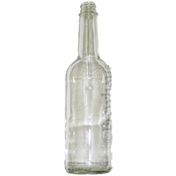 375 ml Clear Glass Moonshine Jug, Bar Top, 12/cs