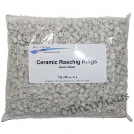 Ceramic Raschig Rings- 1/2L