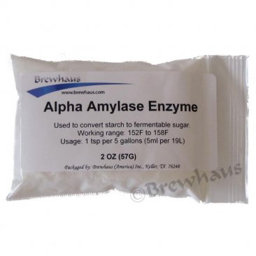 Alpha Amylase Enzyme, 2oz