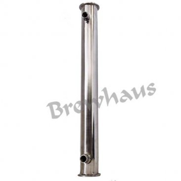 4" Distillation Flute Column with Copper Bubble Plates- 4 Sections