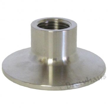 2" Tri-Clamp End Cap with NPT coupling