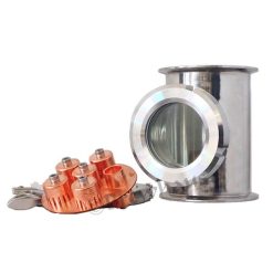 Alternative view of 4" Distillation Flute Column with Copper Bubble Plates- 4 Sections