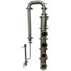 4" Flute Column with Stainless Steel Bubble Plates and Neutralizing Chamber, 4 section. (US Made)
