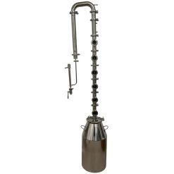 2" Complete Flute System with Stainless Steel Bubble Plates with 15 Gallon Kettle, 6 section (US Made)