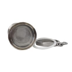 Alternative view of Gin Basket (4'' diameter) with 4" clamp and gasket