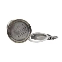 Alternative view of Gin Basket (4'' diameter) with 4" clamp and gasket