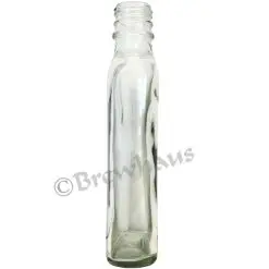 250ml Flask Liquor Bottles, Clear, 24/cs - Image 2