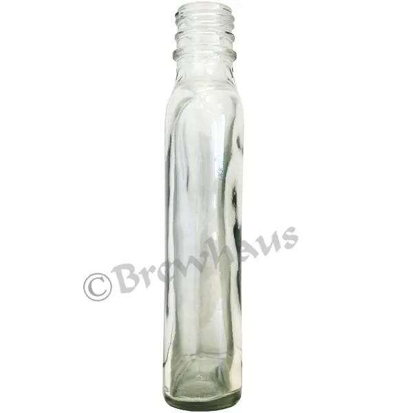 250ml Flask Liquor Bottles, Clear, 24/cs - Image 2
