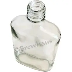 250ml Flask Liquor Bottles, Clear, 24/cs - Image 3