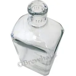 Alternative view of 750ml Square Gin Bottle, Clear, 12/cs