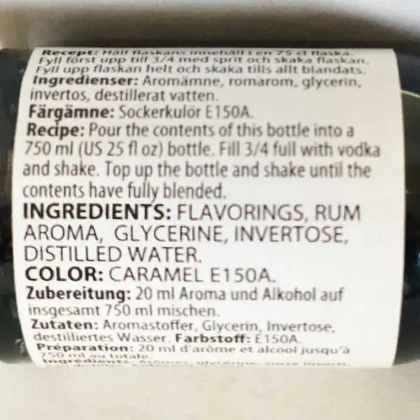 Prestige Black Baccara Rum Essence - Image 2