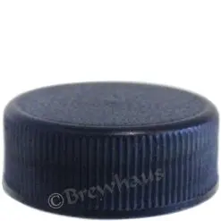 Cap- Black, 28mm- Short, 12/pk