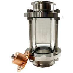 2" Sight Glass Add-On Section with Copper Bubble Plate