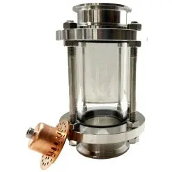 2" Sight Glass Add-On Section with Copper Bubble Plate