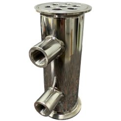 2" Flute Distiller Column with Copper Bubble Plates- 4 Sections - Image 3