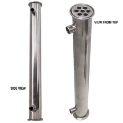 2" Flute Distiller Column with Copper Bubble Plates- 4 Sections - Image 4