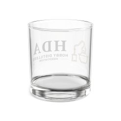 Hobby Distillers Rocks Glass — 10oz Whiskey Tumbler - Image 3