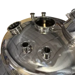 Alternative view of 300L Jacketed Boiler- Stainless Steel